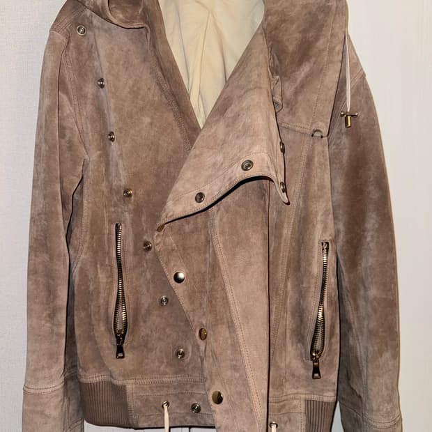 발망 스웨이드 라이더 나폴레옹 후드집업