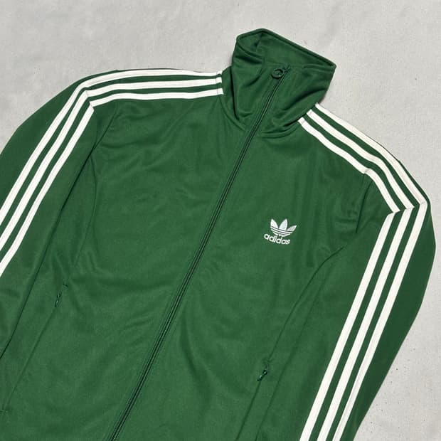 100 아디다스 파이어버드 그린 트랙탑