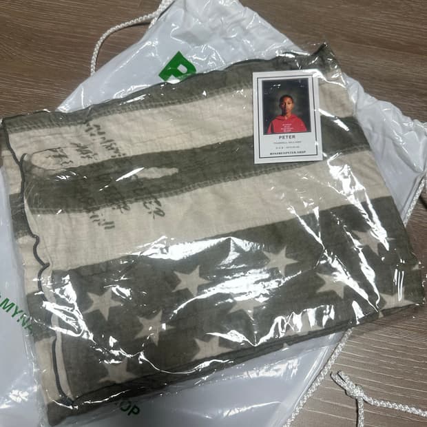 마이네임이즈피터 성조기 스카프 올리브