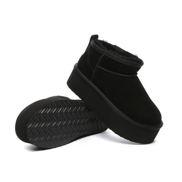 새상품) 호주 AS 에버어그 세일러 울트라미니 플랫폼 어그 블랙