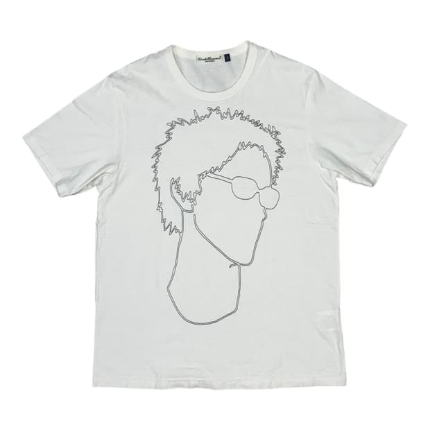 2009 언더커버 양면 남성 프린팅 poptones 반팔 티셔츠