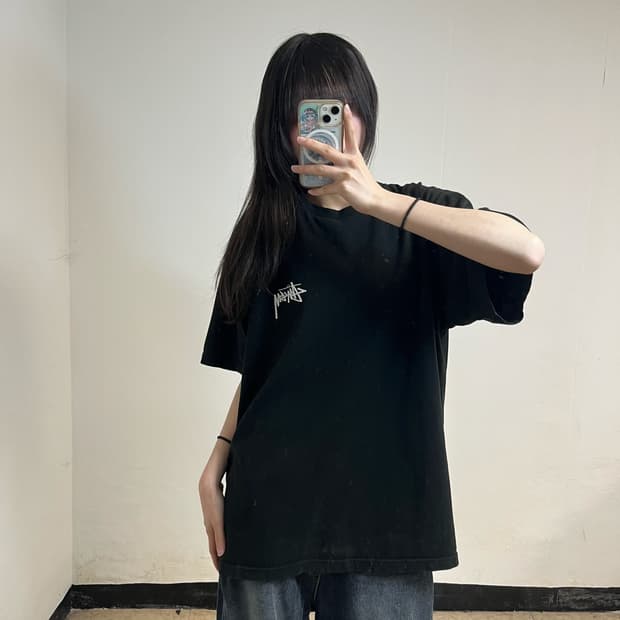 Stussy x Our Legacy black t-shirt