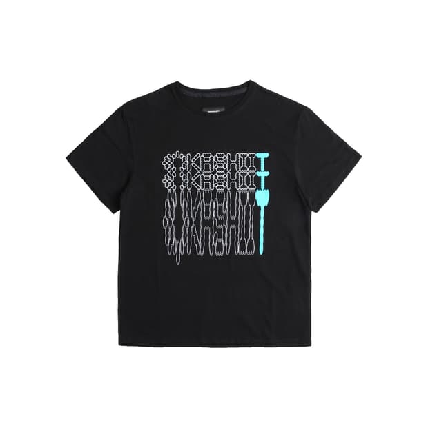 오카시 OKASHII HALF TEE 1 (BLACK)