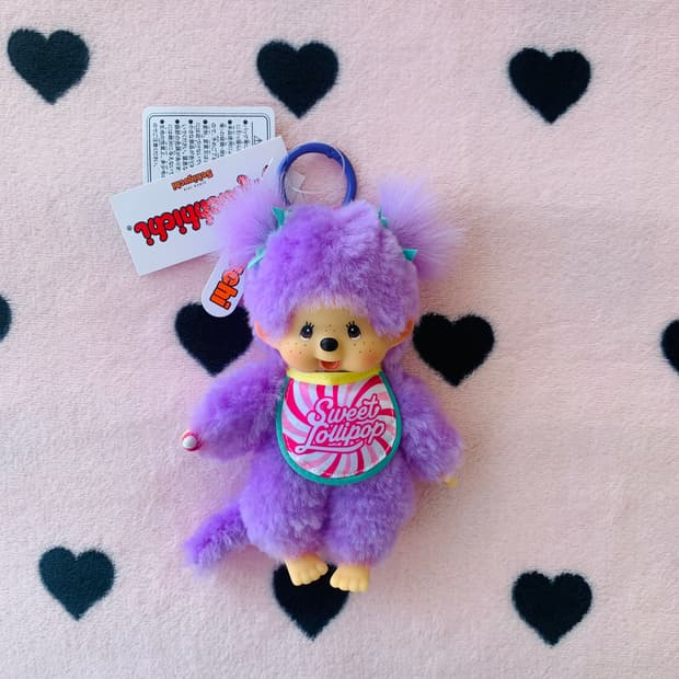 🍭롤리팝 퍼플 몬치치 키체인