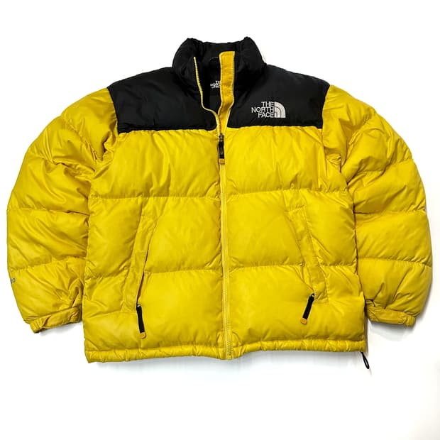 노스페이스 700 눕시 옐로우 패딩