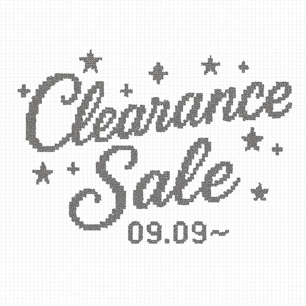 *clearance sale*