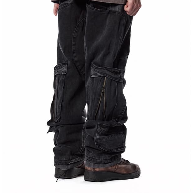 ETCE LAYERED BACK CARGO DENIM PANTS 2.0