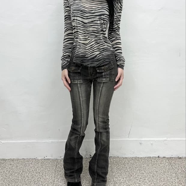 Zadig&voltaire fade zebra long sleeve