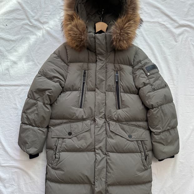 게스 구스다운 남성패딩