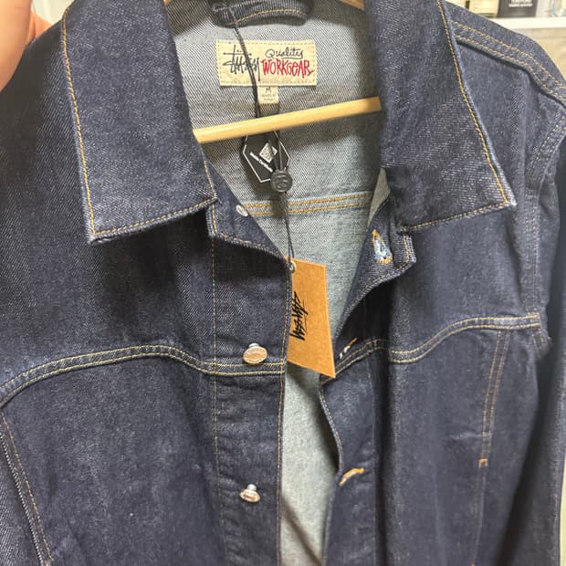 스투시 데님 자켓 새상품
