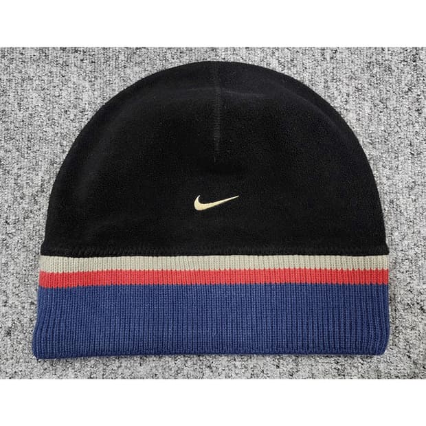 나이키 00s 빈티지 플리스 후리스 스우시 비니 모자