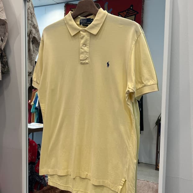 Polo RL 폴로 랄프로렌 카라티 pk 반팔 티셔츠 (yellow)