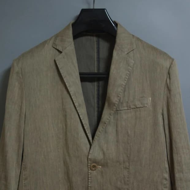 시피컴퍼니 빈티지 린넨 블레이져 100