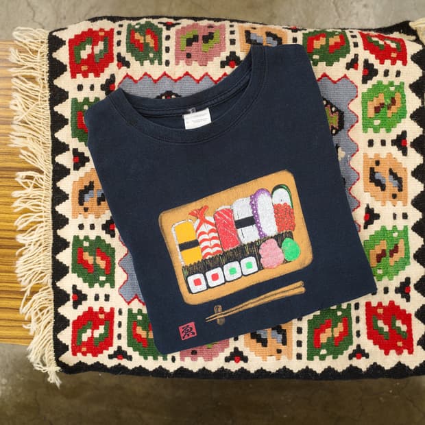 2000's "Sushi Bento" Graphic T-shirt