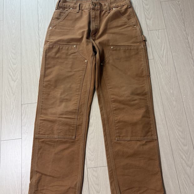 빈티지 90s 칼하트 더블니 32/30 브라운 