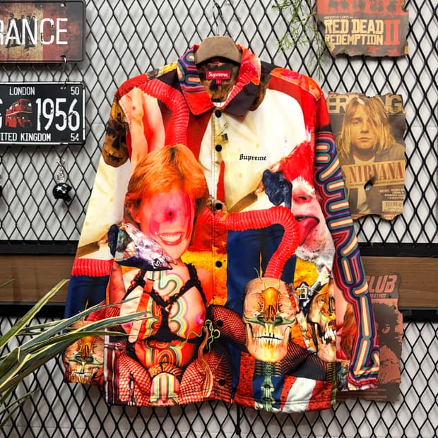 19SS 슈프림 X 세킨타니 라 노리히로 코치 자켓 스트릿 프린팅