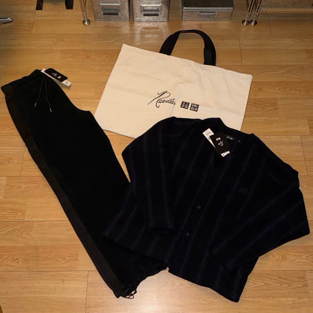 유니클로 니들스 후리스 셋업 L/ L