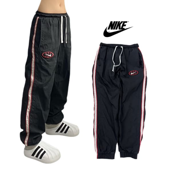 나이키 나일론 스우시 올드스쿨 조거 트랙팬츠