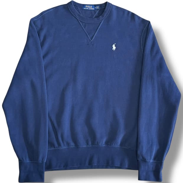 Polo Ralph Lauren 네이비 기모 맨투맨