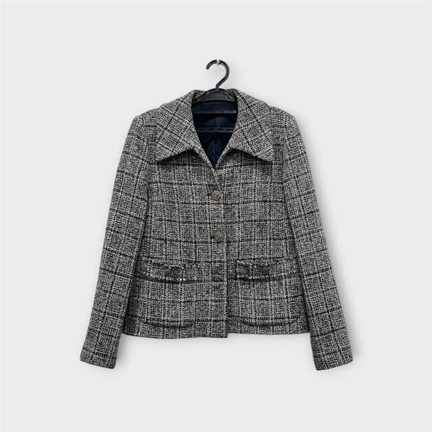 온앤온 On&On 카라 트위드 자켓 여성 85