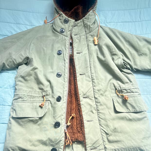 모니탈리 / 밀리터리 N-2 덱 파카 / 38 (100)