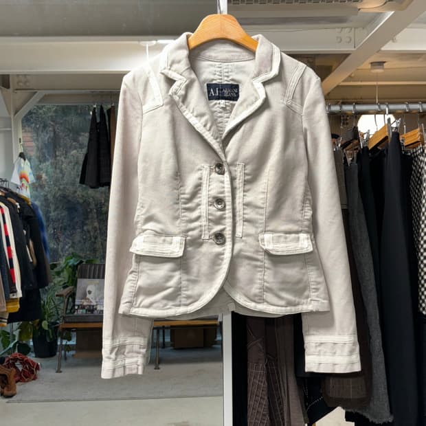 아르마니 진스 코듀로이 자켓