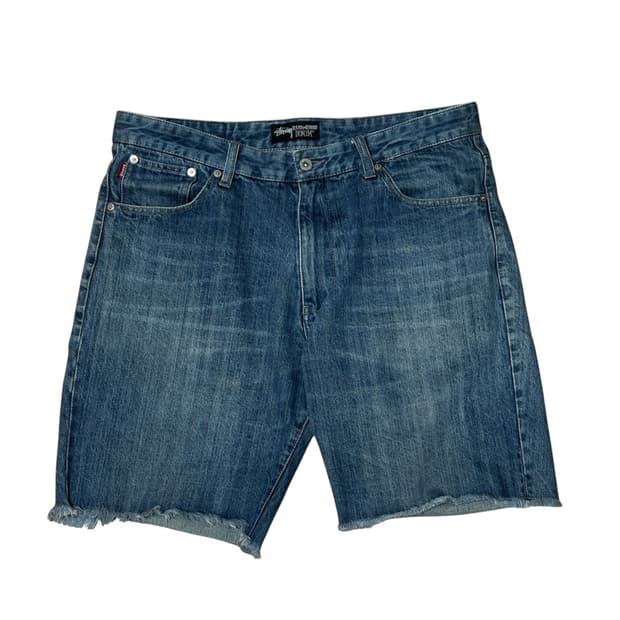 90s stussy 데님쇼츠