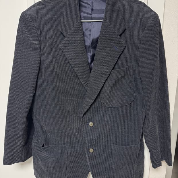 made in japan 일본 코듀로이 투버튼 싱글자켓