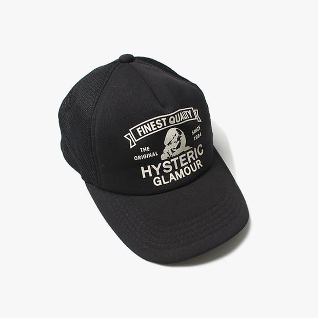 HYSTERIC GLAMOUR "Black Mesh Cap"