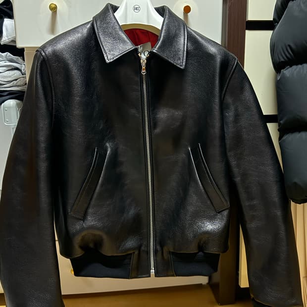 [L] 새상품 렉토 벤고트 레더 자켓