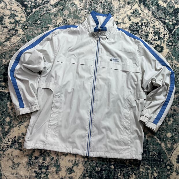 00s Asics 아식스 올드스쿨 트레이닝 바람막이 집업 자켓(100)