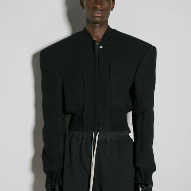 릭오웬스 봄버 플라이트 자켓