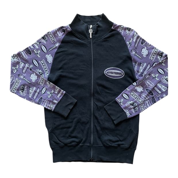 히스테릭 글래머 아카이브 열쇠 참 레터링 져지 자켓