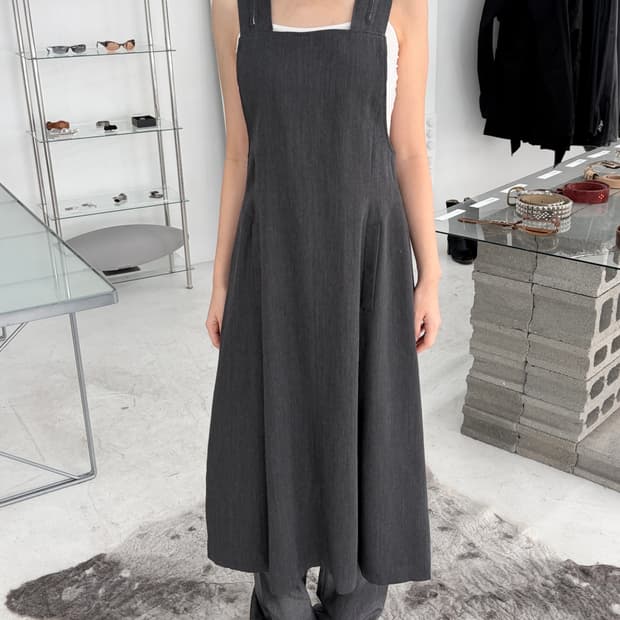 1990’s japan vintage 숄더 지퍼 드레스