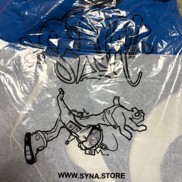 시나월드 syna world team syna 티셔츠 블루