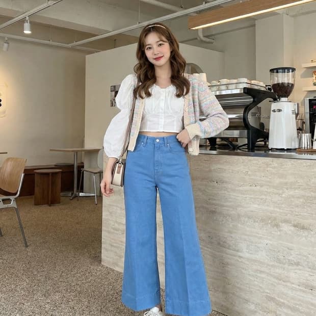 11AM 다잉 부츠컷 데님 팬츠