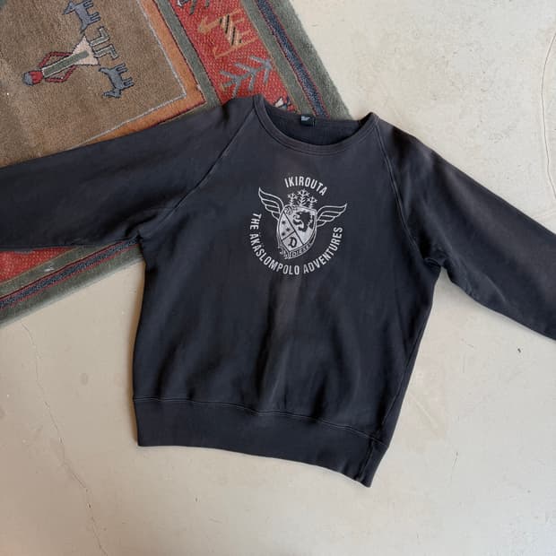 디젤 페이디드 크루넥 스웻셔츠