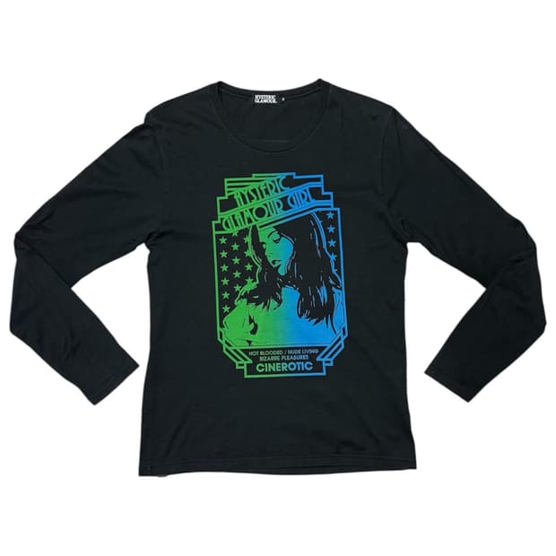 히스테릭 글래머 히스걸 롱슬리브 티셔츠