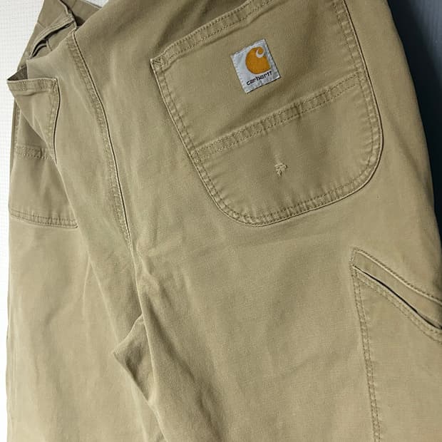 빈티지 칼하트 워크팬츠 다크카키