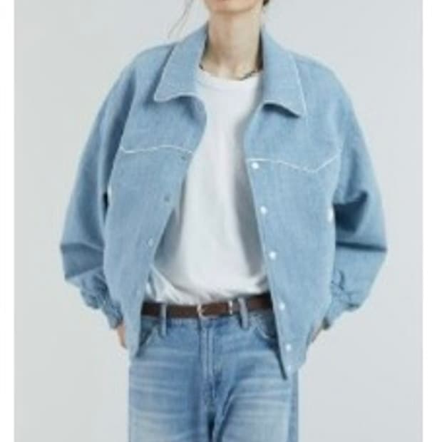 밈더워드로브 연청 블루종