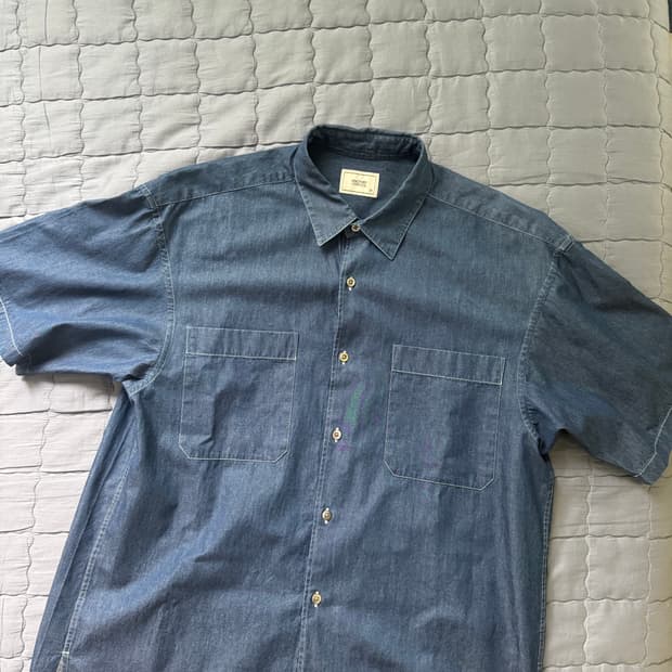 어나더오피스 인디고 데님셔츠 01