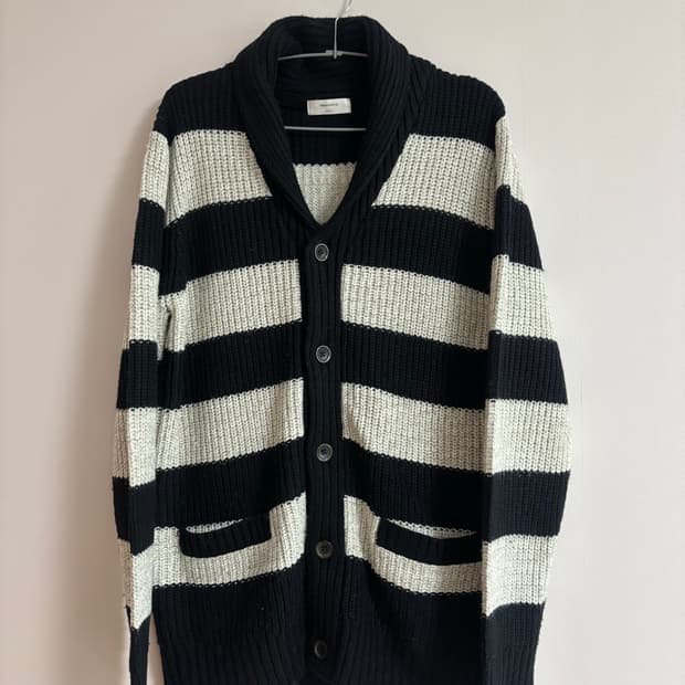 빈티지) 스트라이프 니트 가디건