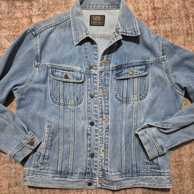 90년대 Lee 리 라이더 산포라이즈 데님 연청자켓