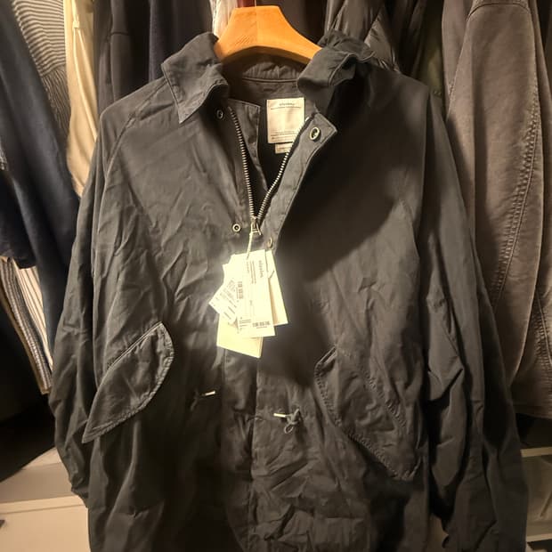 22SS VISVIM LEVINSON FISHTAIL-Black