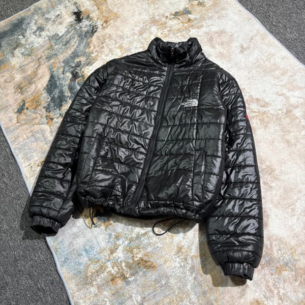 노스페이스 빈티지 유광 경량패딩