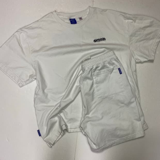 Outdoor 반팔+반바지 set xL