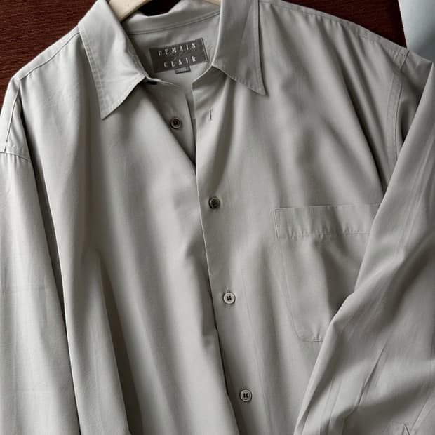 High gauge rayon poly L/S shirt