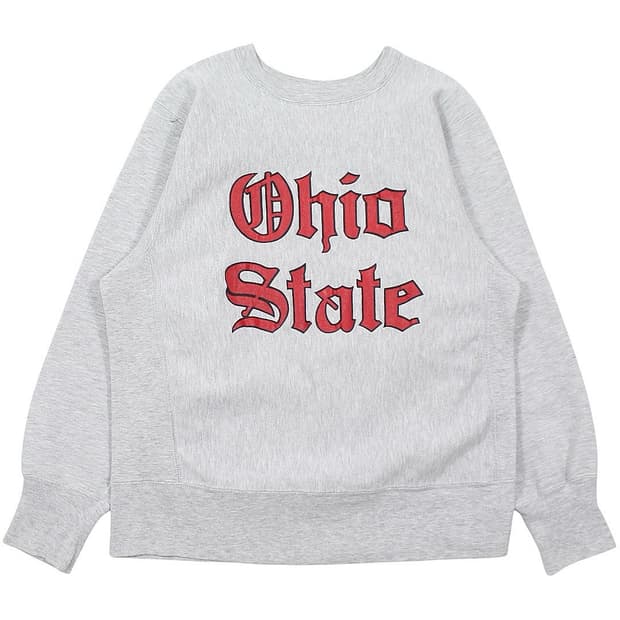 1980s USA 챔피온 리버스위브 스웻셔츠 오하이오 빈티지 미국제