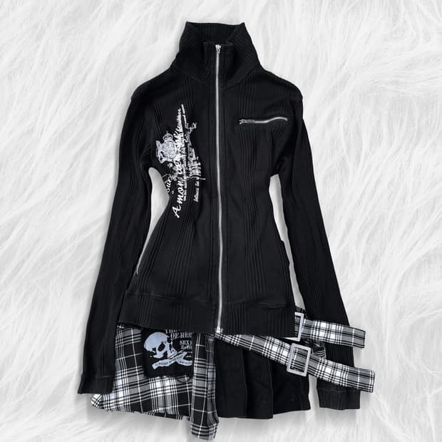 Punk zip-up