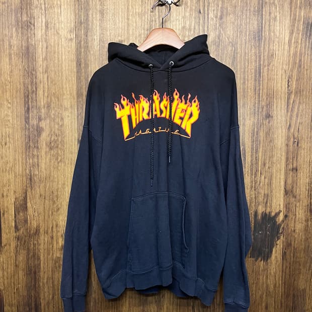 Thrasher printed hoodie